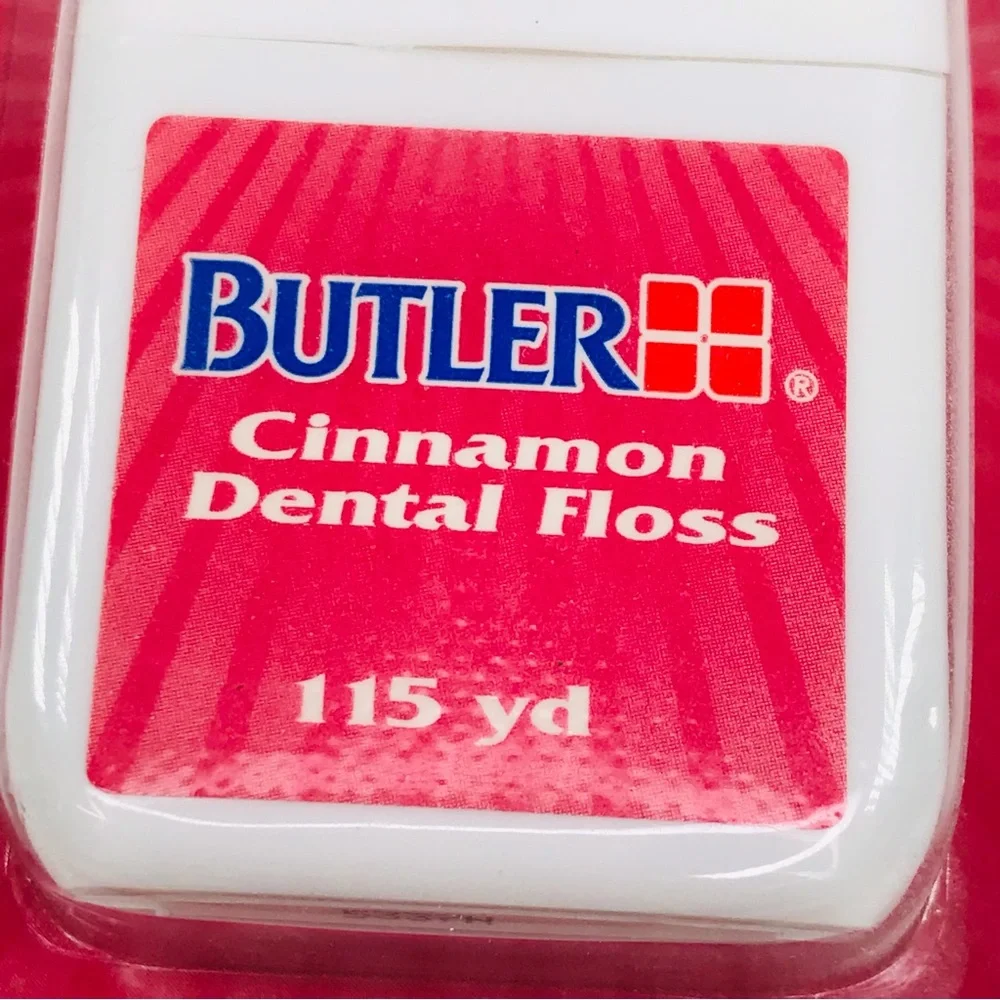 Butler Waxed Cinnamon Dental Floss 115 yd New Sealed